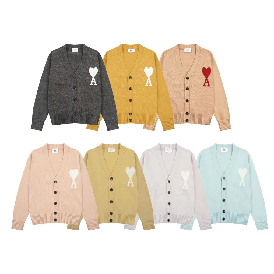 AMI Paris Heart A Cardigan Sweaters [35 styles] — Hoodies and Sweaters find