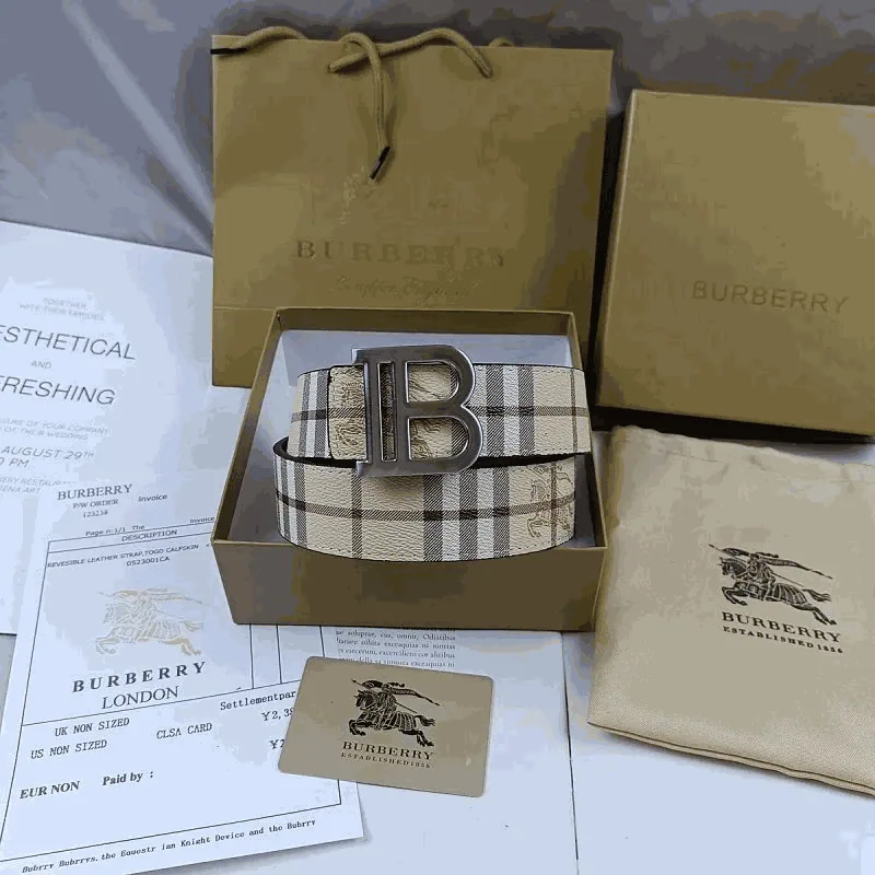 Burberry House Check Belt [40 styles] — Accessories find