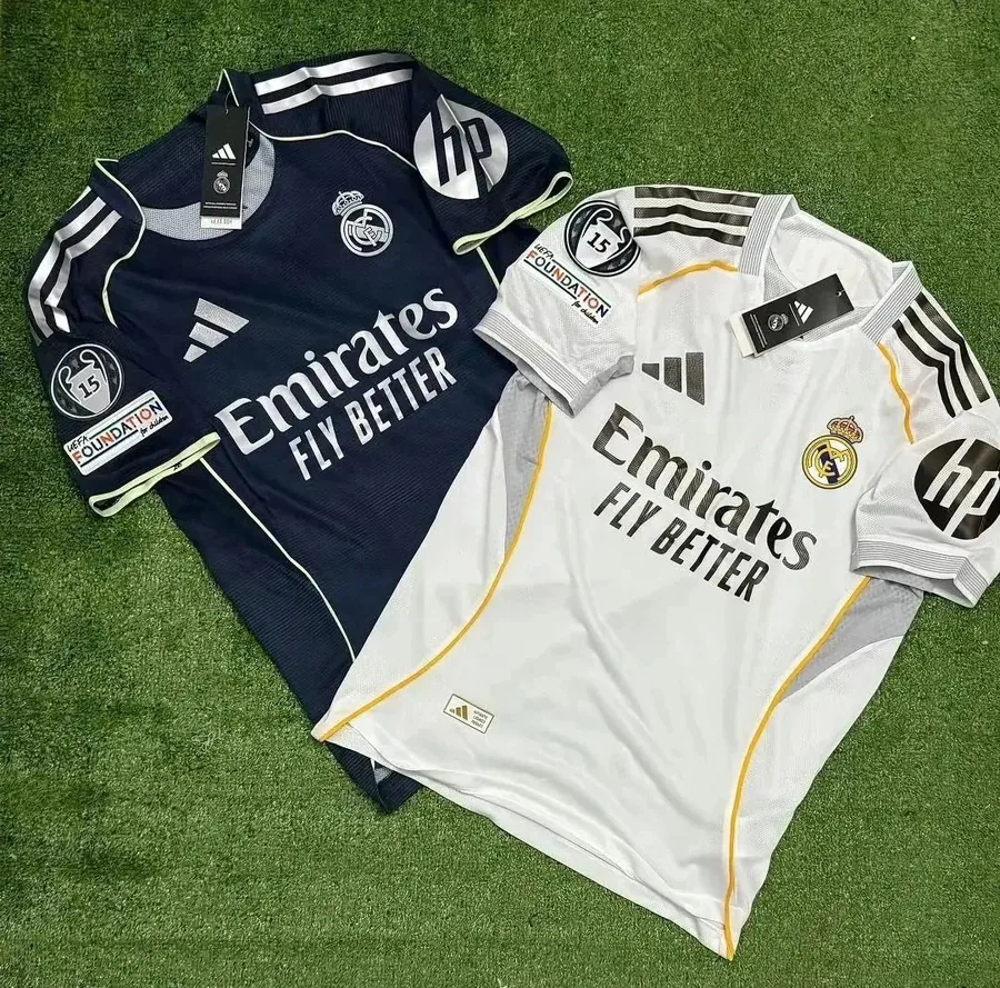 Real Madrid Emirates Fly Better Jersey [40 styles] — Other Finds find