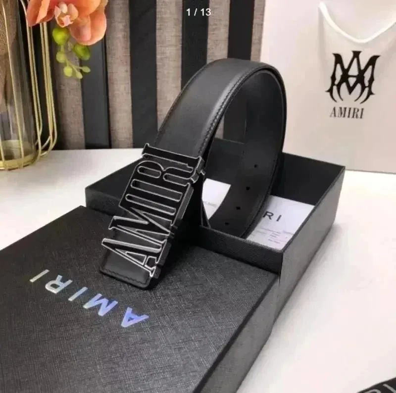 AMIRI Logo Buckle Belt [40 styles] — Accessories find