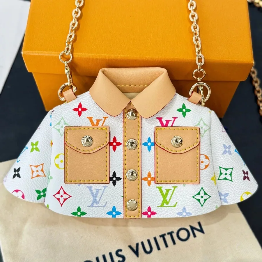 Louis Vuitton Mini Shirt Crossbody Bag with Earphone Compartment and Red Packet Design — Accessories find