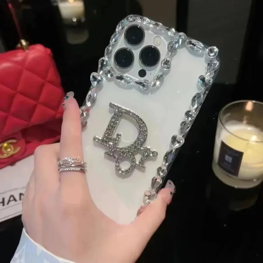 Dior Crystal-Embellished Phone Case — Accessories find