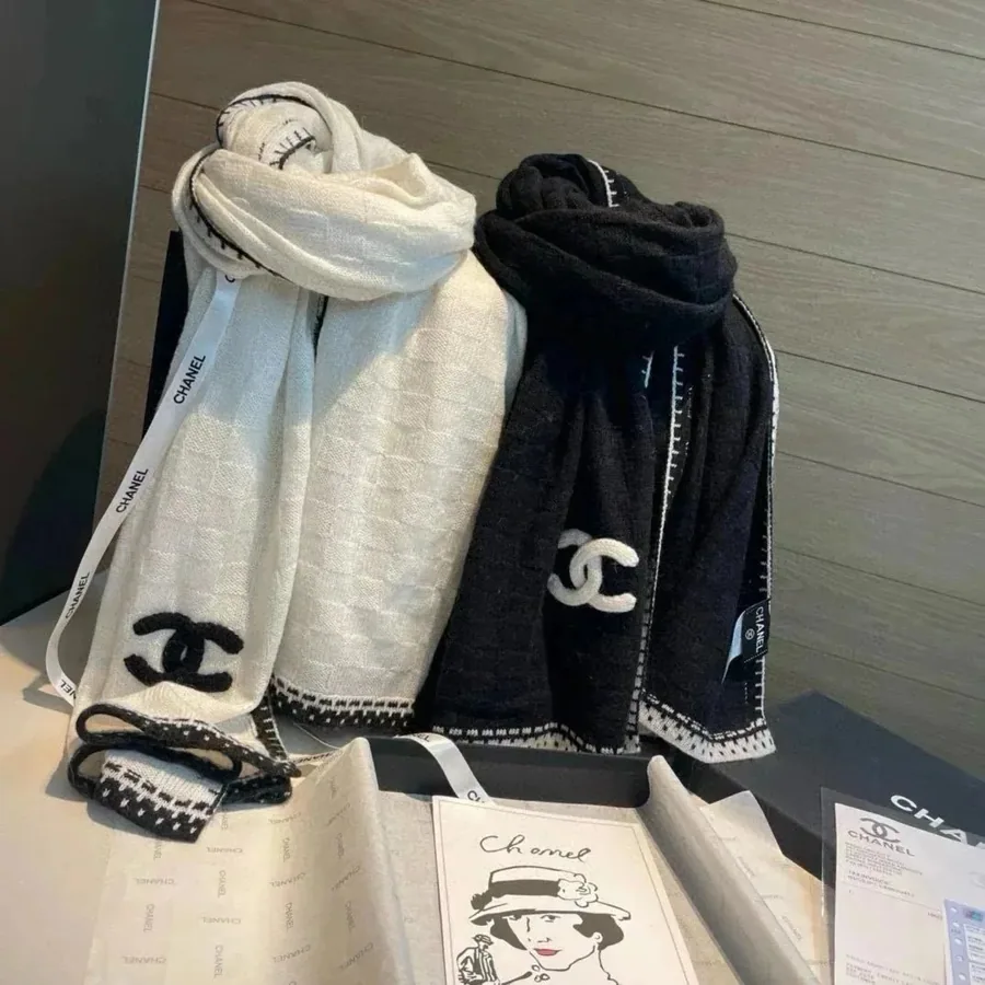 Chanel CC Logo Scarf [15 styles] — Accessories find