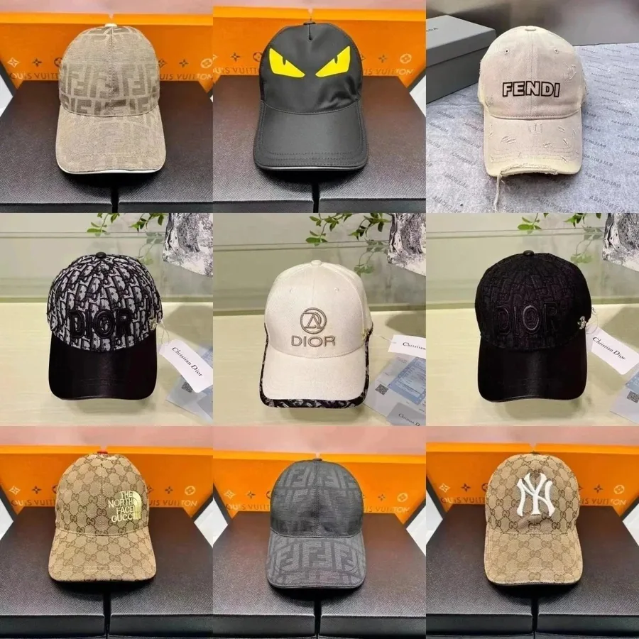 Dior Oblique / Fendi Monster / Gucci GG Supreme Caps [40 styles] — Headwear find
