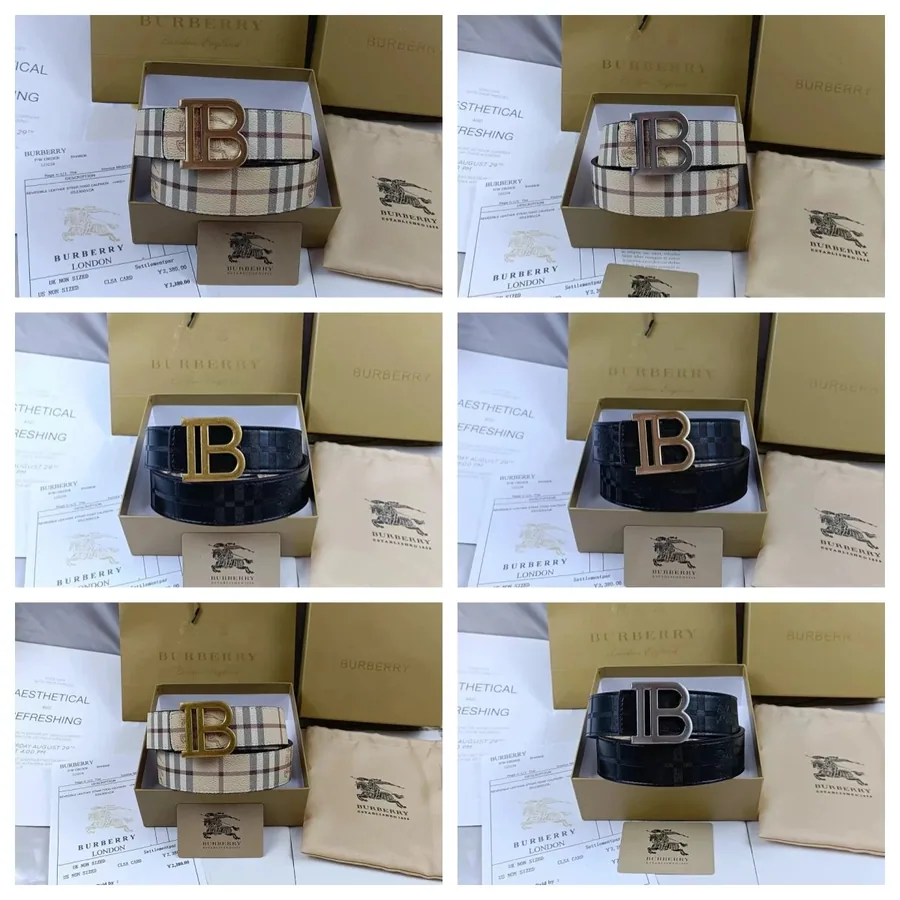 Burberry Check & Monogram Belt [40 styles] — Accessories find