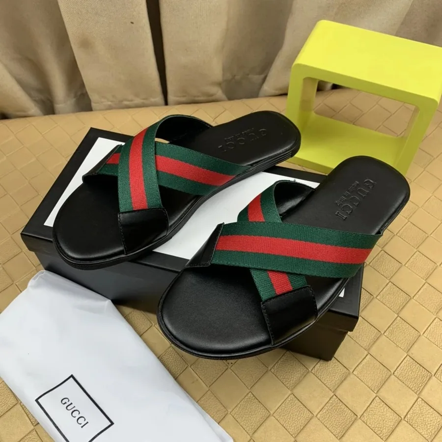 Gucci Web Stripe Slide Sandals [6 styles] — Shoes find